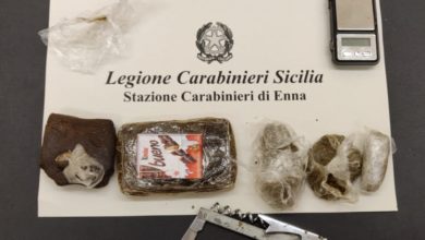 Photo of Arrestato dai carabinieri giovane nisseno trovato in possesso di 200 grammi di droga