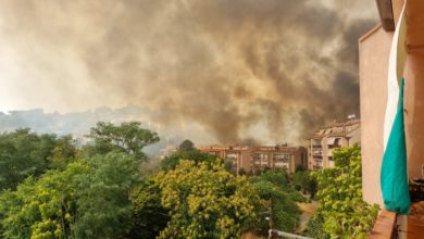 Photo of Brucia Pergusa. Fiamme altissime vicino alle abitazioni