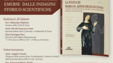 Photo of Sarà presentato lunedì prossimo il libro sulla statua di Maria S.S Addolorata di Enna