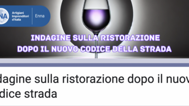 Photo of Enna, CNA lancia un questionario per indagare l’impatto del nuovo codice della strada sui ristoratori